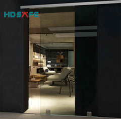 China hot sale interior frameless sliding glass door with high quality door hardware