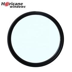 China makers high-end custom aluminum round fixed glass panel thermal break windows on China WDMA