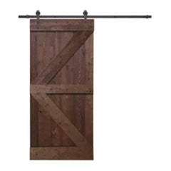 China manufacturers barn door hardware solid wooden door on China WDMA