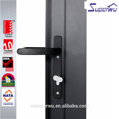 China supplier Australia standard internal aluminium double glazed folding doors on China WDMA