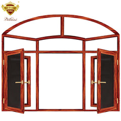 China supplier aluminum windows casement french window design swing out window on China WDMA