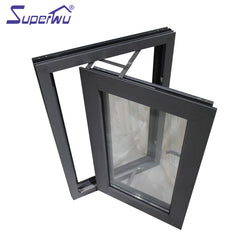 China suppliers OEM AS2047 NFRC CSA Impact resistant Glass aluminum casement window with online selling on China WDMA