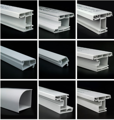 Chinese factory manufacturer raw materials white upvc windows&doors profiles on China WDMA