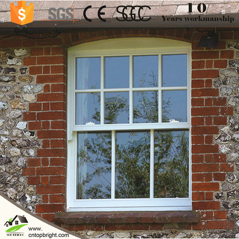 Chinese maker American style PVC,UPVC single hung house window on China WDMA