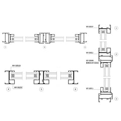 Chinese supplier waterproof casement sash aluminum window cheap house window for sale on China WDMA