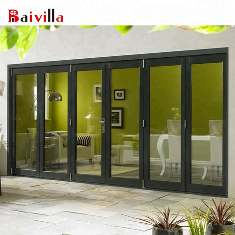 Chinese top quality finished external bi-fold doors on China WDMA