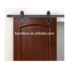 Classical diamond style Track Interior Sliding Barn Door Hardware Ajustable Slider on China WDMA