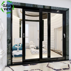 Clearview Furnishing three triple track aluminium entry sliding door on China WDMA