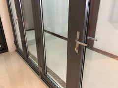 Coastal Storm Resistance Aluminium soundproof outdoor folding door prices glass american door on China WDMA