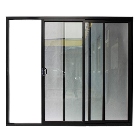 Commercial open style interior aluminum/aluminium sliding glass door for office on China WDMA