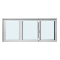 Commercial system glass aluminum bi folding accordion window on China WDMA