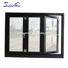 Commercial system glass aluminum bi-folding / bifold / accordion / folding window on China WDMA