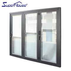 Commercial used partition folding doors with internal blinds on China WDMA