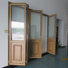 Commerical price simple design bi folding interior door on China WDMA