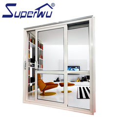 Competitive price aluminum glass panel interior magnetic metal sliding door on China WDMA