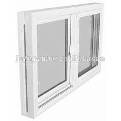 Cost-effective pvc window clear single tempered glass sliding window on China WDMA