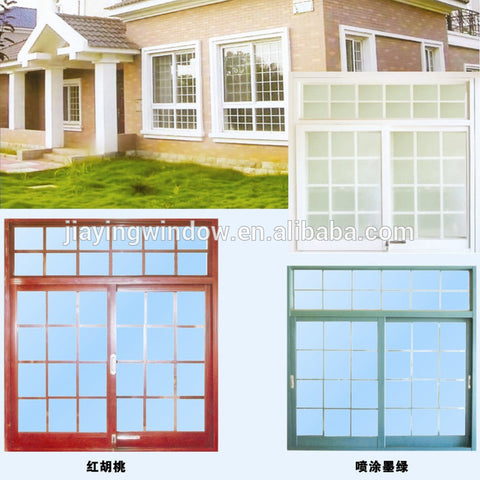 Cost-effective pvc window clear single tempered glass sliding window on China WDMA