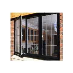 Custom Wholesale Black Aluminum Double Glazed Casement Windows