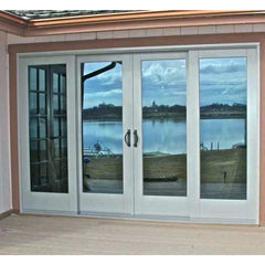 Custom design aluminum frame glass horizontal sliding door on China WDMA