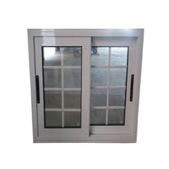 Custom made cheap price wooden finish soundproof philippines project modern aluminium sliding glass window grill design on China WDMA