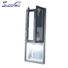 Customizable frame aluminum alloy double casement window double glazed casement window on China WDMA