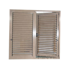 Customized Aluminum Fixed Window Metal Louver Price on China WDMA