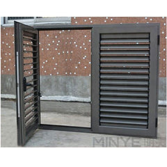 Customized Aluminum Fixed Window Metal Louver Price on China WDMA