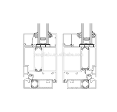 Customized casement window aluminium profile powder coated US standard on China WDMA