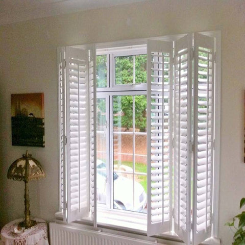 Customized hot sale windows double pain with wooden shutters on China WDMA