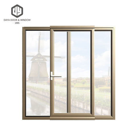 Customized low cost soundproof aluminum glass sliding window on China WDMA