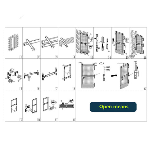 DIY aluminum frame fly screen door on China WDMA