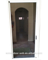 DIY screens sliding mosquito protection retractable mesh screen door on China WDMA