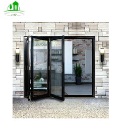 DY Aluminum Thermal Break Bi-folding French Door With Glass For Patio on China WDMA