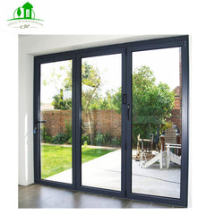 DY Aluminum Thermal Break Bi-folding French Door With Glass For Patio on China WDMA