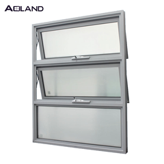Decorative aluminum awning window design replacement windows customized size on China WDMA