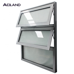 Decorative aluminum awning window design replacement windows customized size on China WDMA