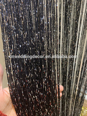 Dense Black Spaghetti Fringe String Thread Curtain Panels Room Divider Fly Screen for Living Room on China WDMA