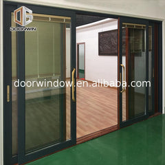 Doorwin sliding door- Thermal break double safety glazing aluminum sliding doors triple glass aluminum lift sliding door on China WDMA on China WDMA