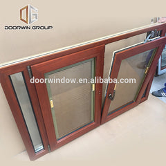 Double Casement Windows Aluminum Wood Composite Integral Blinds Tilt Turn Window on China WDMA