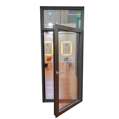 Double Glazed Thermal Break French Aluminum Casement Door on China WDMA