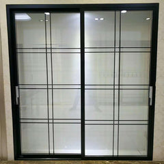 Double Glazing Glass Wood Grain Balcony Aluminum Lift Sliding Door on China WDMA