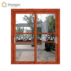 Double Leaf Sliding Aluminum Door on China WDMA