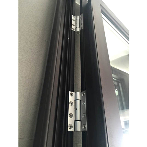 Double glass stacker aluminum or pvc veranda bifold doors on China WDMA