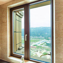 Double glazed aluminum profile windows and door residential aluminum window doors on China WDMA