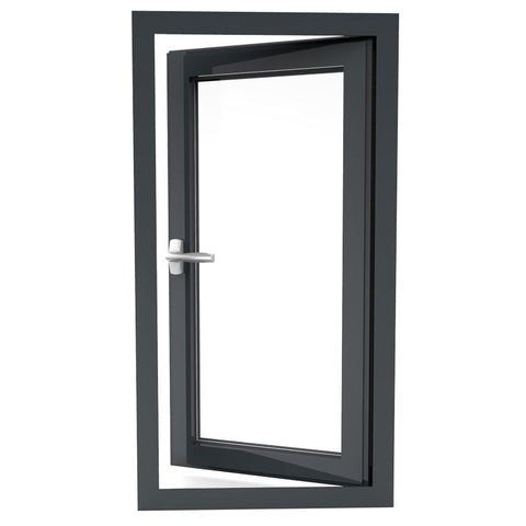 Double glazed aluminum profile windows and door residential aluminum window doors on China WDMA