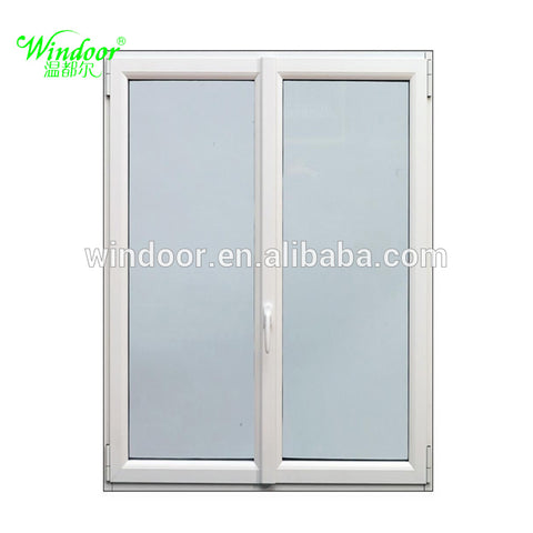 Double glazed energy efficient aluminium windows & doors UPVC tilt and turn window on China WDMA