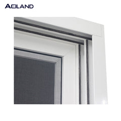 Double glazing aluminum toughened glass sliding door windows and doors with mosquito mesh commercial grade on China WDMA