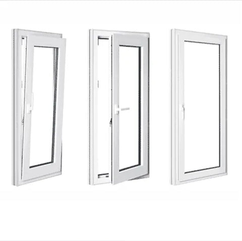 Double leaf anti-theft aluminium windows with tilt turn open for commerical office on China WDMA