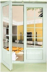 Double pane swing style aluminum doors casement hinged aluminum interior/exterior doors on China WDMA