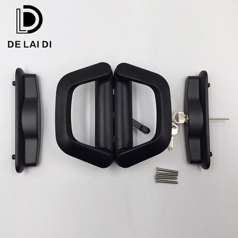 Double sides lock aluminium patio sliding door hardware on China WDMA